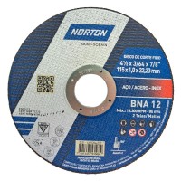 Disco Aco Inox Norton Bna 12 - 4.1/2