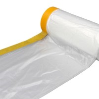 Plastico Para Pintura Protege Facil (Com Adesivo Dupla Face) Compel 2,4M X 10M