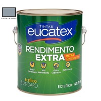 Tinta Latex Eucatex Rendimento Extra 3,6L Cinza Granizo