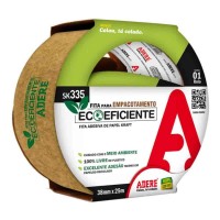 Fita Adesiva Embalagem Adere Papel Kraft Marrom Sk335 Eco 38Mm X 25M