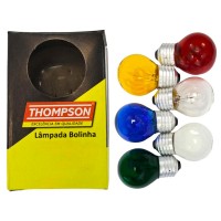 Lampada Bolinha Thompson 7Wx127V Sortida - Kit C/10 Peca