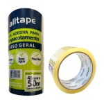 Fita Adesiva Embalagem Alltape Transparente 48Mm X 50M - Kit C/5 Peca