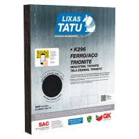 Lixa Ferro Tatu 36 - Pacote Com 25 Folhas - Kit C/25 Peca