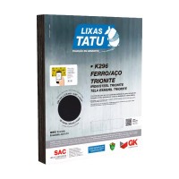Lixa Ferro Tatu 240 - Pacote Com 25 Folhas - Kit C/25 Peca