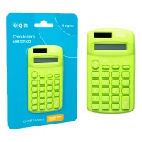 Calculadora De Bolso Elgin Cb1485V Verde