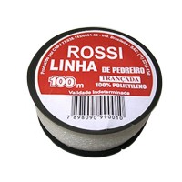Linha Para Pedreiro Trancada Rossi 100M - Kit C/12 Peca
