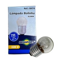 Lampada Bolinha Brasfort 7Wx220V. Clara - Kit C/25 Peca