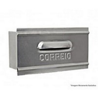 Caixa Carta Carmax Aluminio 1/2 Tijolo 2S-12 Frente