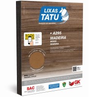 Lixa Madeira Tatu 50 - Kit C/50 Peca