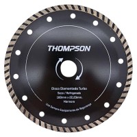 Disco Diamantado Thompson Turbo Seco / Refrigerado 180Mm X 22,23Mm - 7