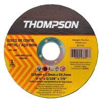 Disco Aco Inox Thompson - 4.1/2