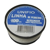 Linha Para Pedreiro 1 Fio Unifio 100M - Kit C/12 Peca