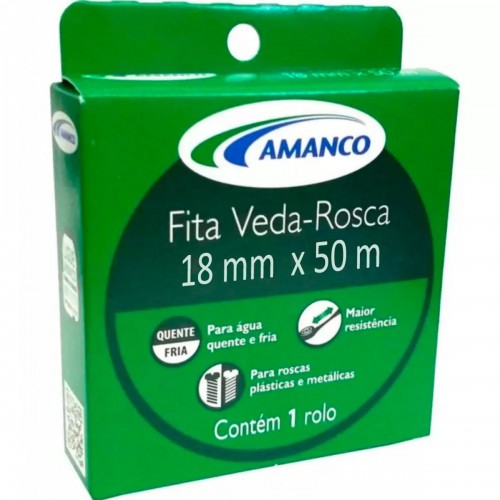 Veda Rosca Amanco 18X50M - Kit C/30 Peca