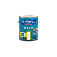 Tinta Esmalte Eucatex Brilho Base Agua.3,6 Platina