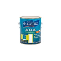 Tinta Esmalte Eucatex Brilho Base Agua 1/4 Branco
