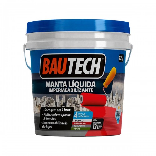 Bautech Manta Liquida Branco 12Kg