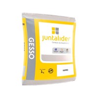 Gesso Juntalider P/Estuq.Lento 01Kg - Kit C/20 Quilos