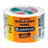 Fita Dupla Face Pap.Bco Adelb.12X30M