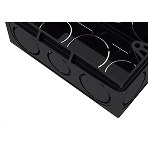 Caixinha Luz Prt Pvc Tigre 4X2 - Kit C/24 Unidades