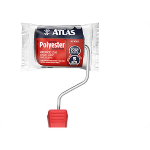 Rolo Atlas Espelho Placa.Poliester 05Cm 406