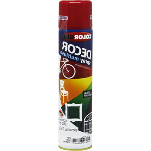 Spray Colorgin Decor Vermelho 360Ml 876