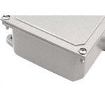 Caixa Passagem Aluminio Nat.10X10X06 Stamp. Caixa Passagem Aluminio Nat.10X10X06 Stamp.