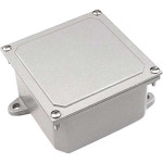 Caixa Passagem Aluminio Nat.15X15X10 Stamp. Caixa Passagem Aluminio Nat.15X15X10 Stamp.