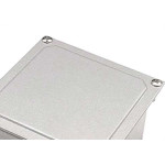 Caixa Passagem Aluminio Nat.15X15X10 Stamp. Caixa Passagem Aluminio Nat.15X15X10 Stamp.