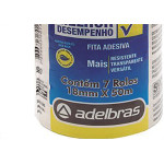 Fita Durex Adelbras 18Mm X 50Mts - Kit C/7 Unidades
