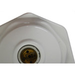 Plafon Decora Pvc Pexcel Branco Sext.Soquete Por