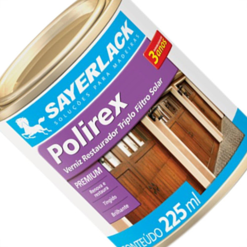 Verniz Sayer.Restaura Mogno Polirex 1/16 = (225ml)