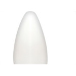 Lampada Vela Lisa Leitosa E27 40 X127 Sadok