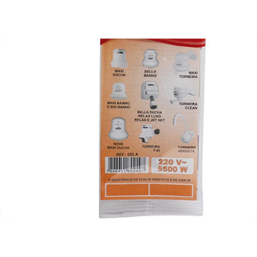 Resistencia L_C Ducha 055A 5500W 220V