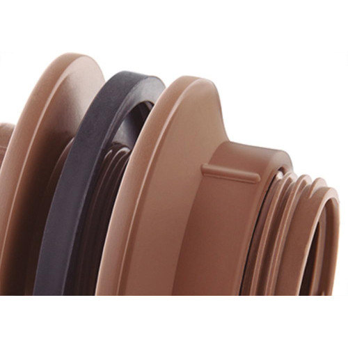 Adaptador  C/Flange Pvc Viqua 1/2 Marrom
