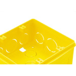 Caixinha Luz Amarela Pvc 4X4 Brascom - Kit C/50 Unidades