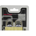 Cadeado Pado Seguranca Igual C/2 Pc 30Mm