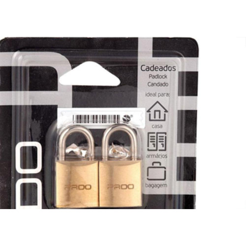 Cadeado Pado Seguranca Igual C/2 Pc 40Mm