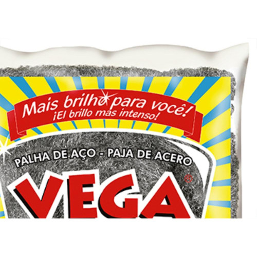 Palha De Aco Vega N°1 - Kit C/20 Unidades