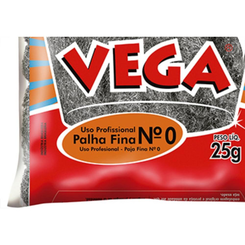 Palha De Aco Vega N°0 - Kit C/20 Unidades