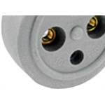 Tomada Polarizada Lumibras 2X30 Nylon 23 - Kit C/10 Unidades