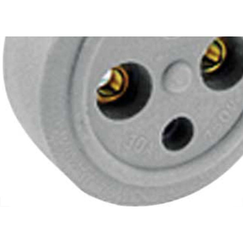 Tomada Polarizada Lumibras 2X30 Nylon 23 - Kit C/10 Unidades