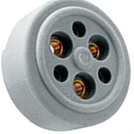 Tomada Polarizada Lumibras 3X30 Nylon 33 - Kit C/10 Unidades