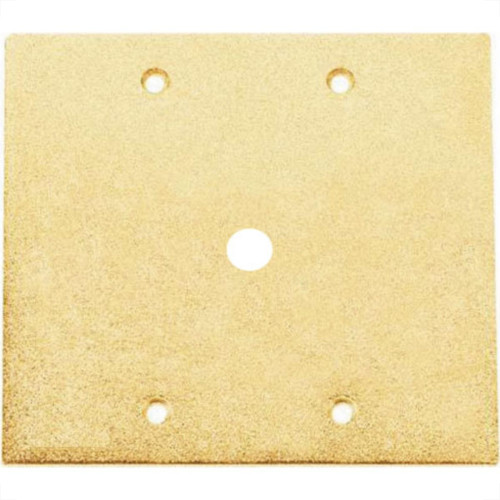 Espelho Placa P/Piso Metal 4X4 1Furo Stamplac