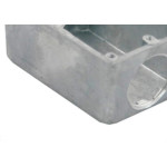 Caixinha Piso 4X2 Aluminio Baixa 3/4 2Saidas