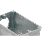 Caixinha Piso 4X2 Aluminio Baixa 3/4 2Saidas
