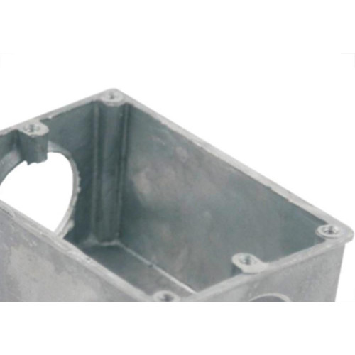 Caixinha Piso 4X2 Aluminio Baixa 3/4 2Saidas
