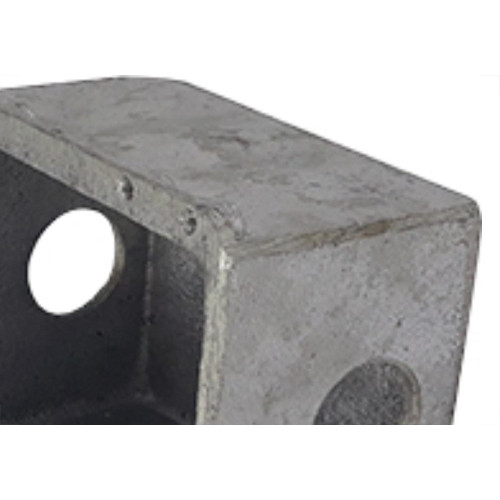 Caixinha Piso 4X4 Aluminio Baixa 3/4 2Saidas
