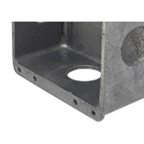 Caixinha Piso 4X4 Aluminio Baixa 3/4 4Saidas