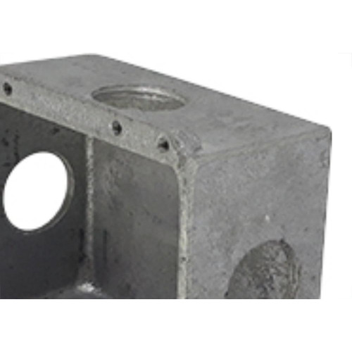 Caixinha Piso 4X4 Aluminio Baixa 3/4 4Saidas