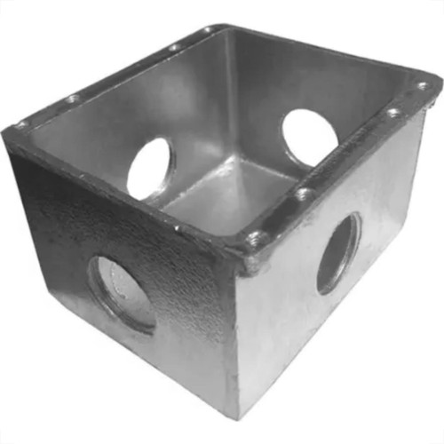 Caixa Piso 4X4 Aluminio Alta 3/4 4Saidas Caixa Piso 4X4 Aluminio Alta 3/4 4Saidas